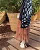 Brown Cha Skirt (will ship within 1~2 weeks)