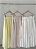 White Dio Linen Belt Skirt (will ship within 1~2 weeks)