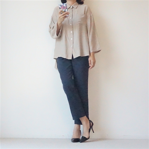 Beige Formal Clean Shirt