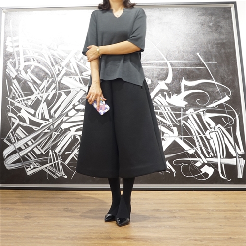 (2nd Reorder) BlueGray Clean Knit