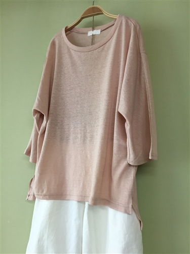 (Best; 2nd Reorder) Pink Linen T