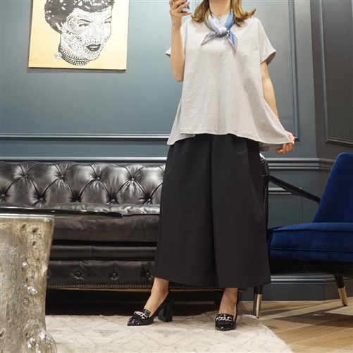 (Best; 2nd Reorder) Gray Cabra Top
