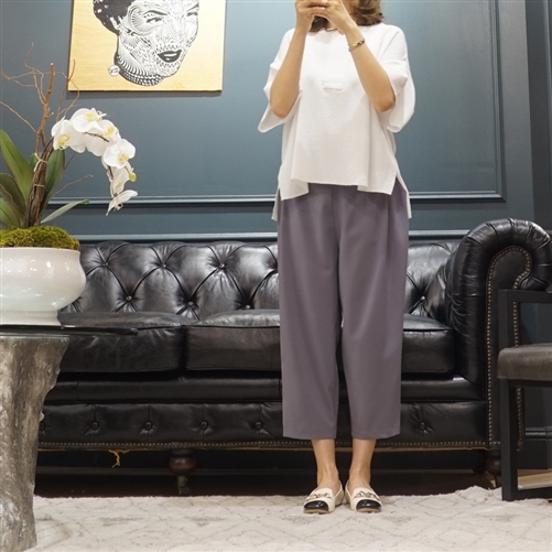(Best; 3rd Reorder) White Unique Front Knit