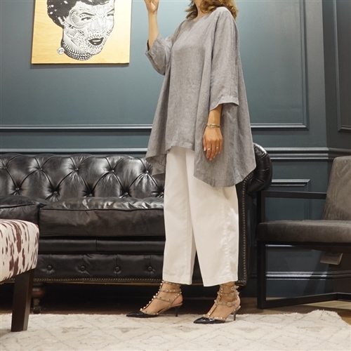 (Best; 2nd Reorder) Gray Stylish Blouse