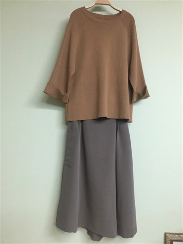 (Best; 3rd Reorder) Camel Clean Line Knit