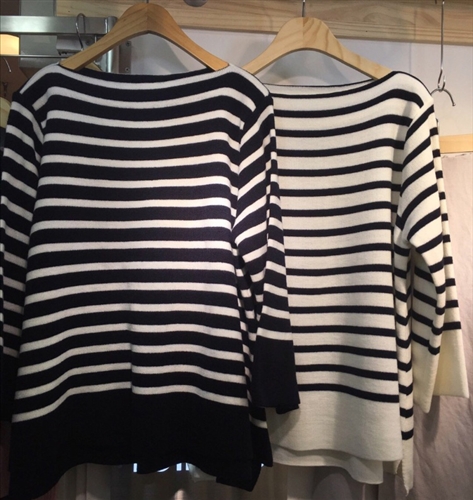 (Pre-Order) Navy Stripe Knit (will ship within 1~2 weeks)