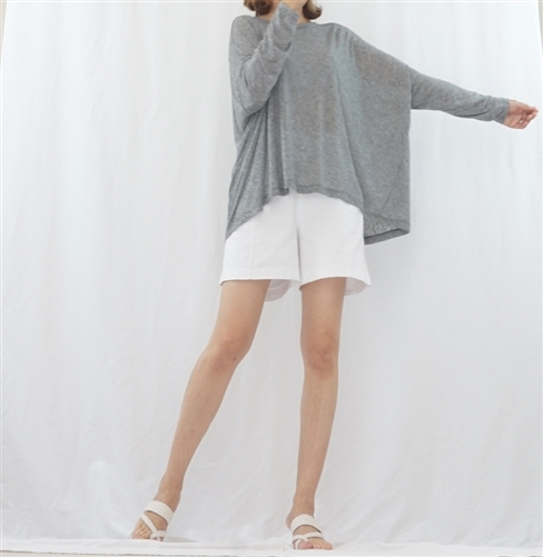 (Limited Quantity Sale) Gray Raglan Top