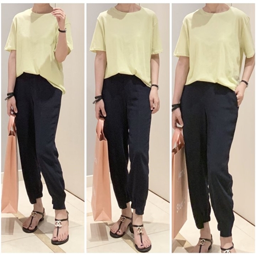 Basic Pastel T (BabyPink/LimeYellow/Ivory) (will ship within 1~2 weeks)