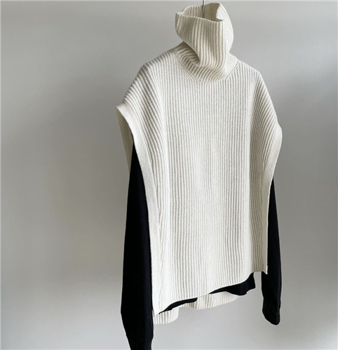 Ivory Open Knit Vest (will ship within 1~2 weeks)