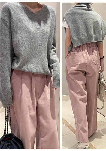 Gray Bottega V Neck Knit (will ship within 1~2 weeks)