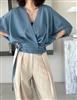 Blue Balen Blouse Cardigan  (will ship within 1~2 weeks)