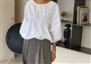 White Bottega Blouse  (will ship within 1~2 weeks)