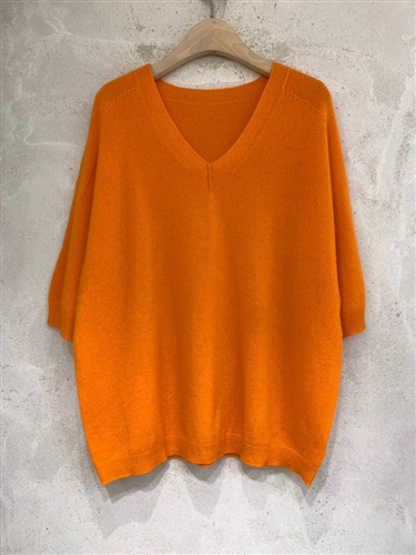 Maison 100% Cashmere Knit (Ivory/Beige/Brown/Orange)  (will ship within 1~2 weeks)