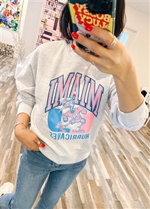 Gray Miami MTM Top (will ship within 1~2 weeks)