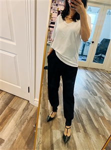 Ivory Modal Silky Top (will ship within 1~2 weeks)