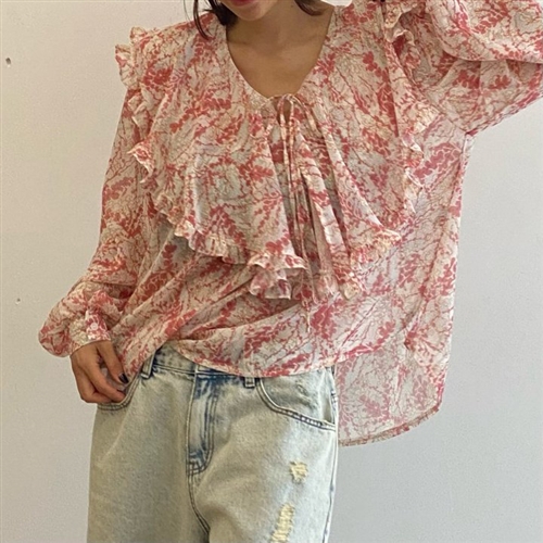 Pink Sezanne Blouse (will ship within 1~2 weeks)