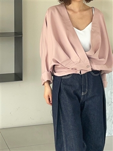 Pink Balen Blouse Cardigan (will ship within 1~2 weeks)