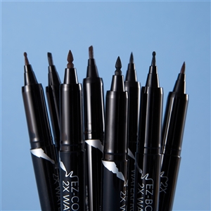New Pen Shape Updated [PASSIONCAT] 2X WaterProof Pen Liner (Pen/Brush/EZ-Bong/EZ-Slant/EZ-Cone) (1:Black/2:Brown)