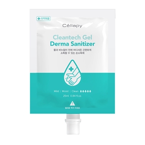 (20ea) Cellapy Cleantech Gel Derma Sanitizer 25ml * 20pack