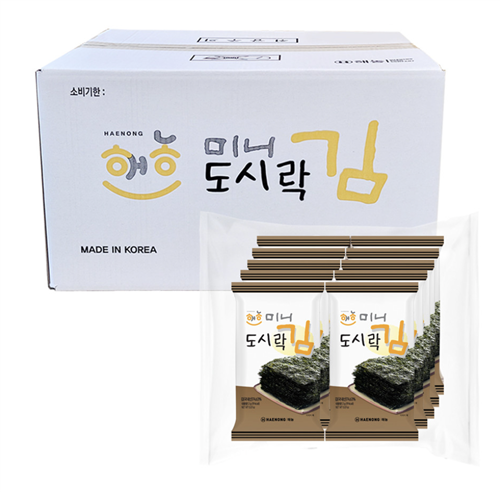 HaeNong Kim Nori Seaweed 240 Packs