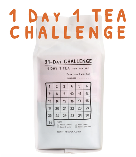 the SOGA 31 days TEA challenge Blending Tea 31packs (All Mix 8Types)