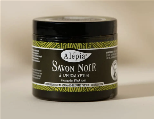 Alepia Premium black soap with Eucalyptus