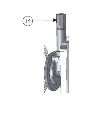 CLOSURE PLATE W/SPINDLE KIT - PEROLO 2" TANKFLY B-FLY VALVE