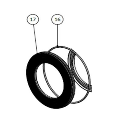 GASKET TIGHTENING FLANGE SET - PEROLO 3" TANKFLY B-FLY VALVE