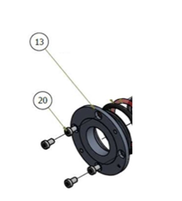 CLAMP RING KIT - PEROLO DN40 ATCO BALL VALVE - NEW STYLE