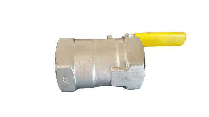 2" NPT INLINE BALL VALVE - 316SS