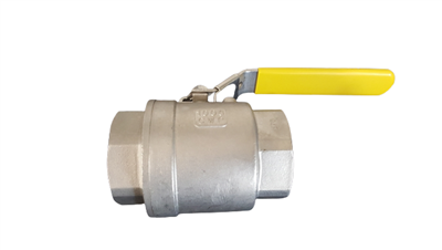 2" NPT INLINE BALL VALVE - 316SS - 2 PIECE