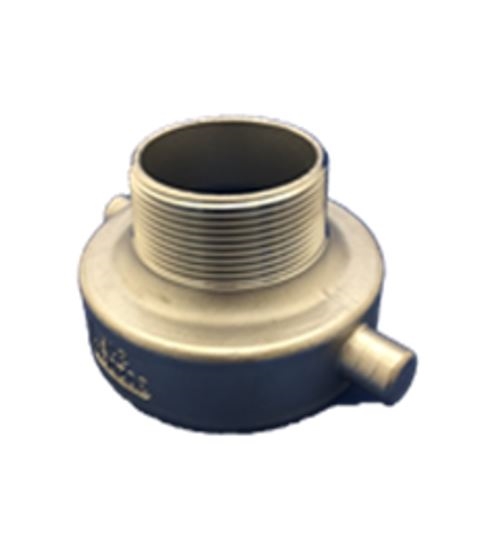 3" FEMALE NPT X 2" MALE NPT CAP ADAPTER - SS