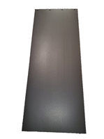 62" X 24" X 3/16" BLACK PLASTIC FENDER