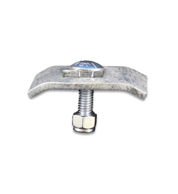 WIRE MESH CLIP - INCLUDES BOLT AND NUT - GALVANIZED