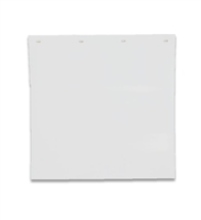 24" X 24" WHITE PLASTIC MUD FLAP