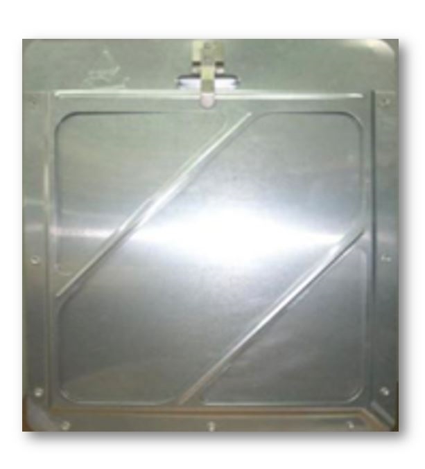 PLACARD HOLDER WITH MOUNTING HOLES - AL