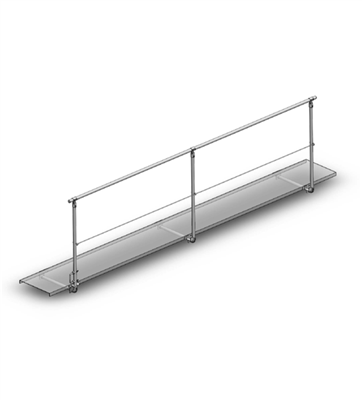 COLLAPSIBLE HANDRAIL - ALUMINUM