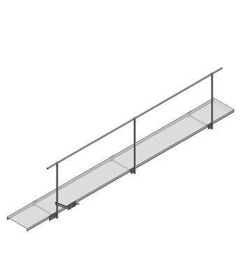 COLLAPSIBLE HANDRAIL - SS - FULL ASSEMBLY