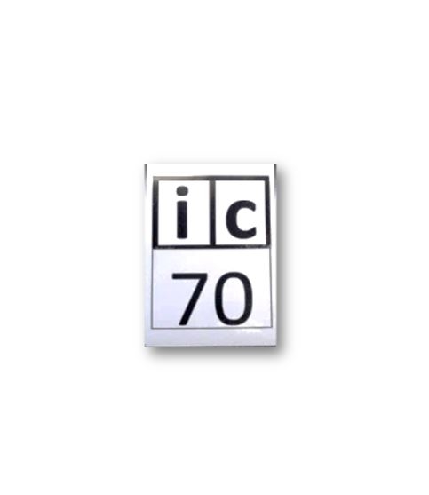 "IC 70" DECAL