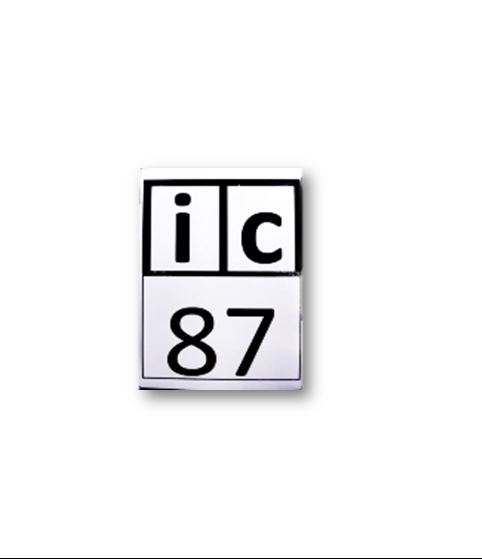 "IC 87" DECAL