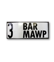 3 BAR MAWP