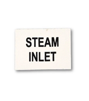 "STEAM INLET" DECAL