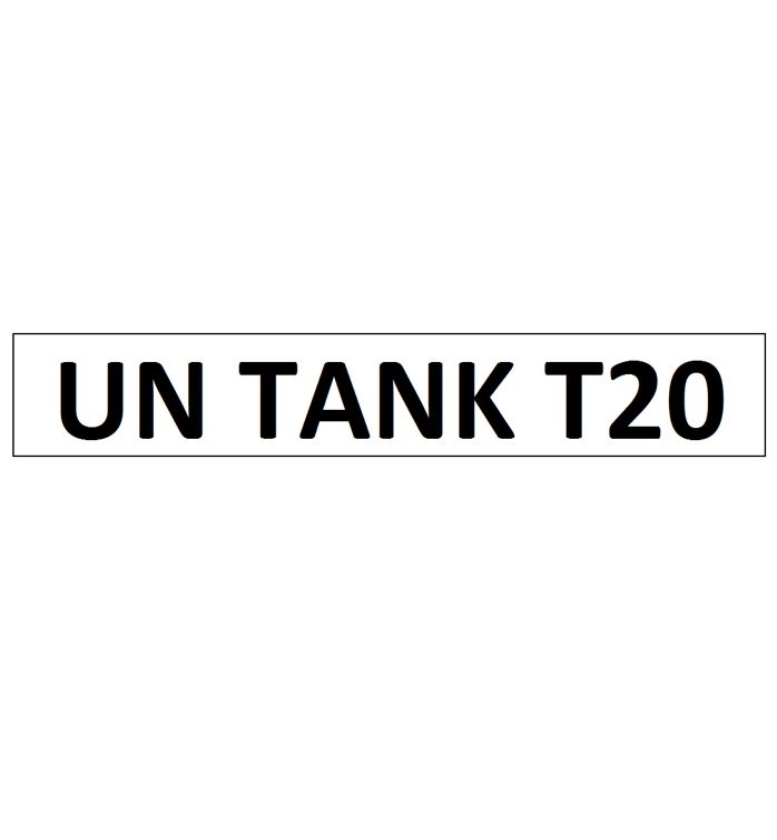 TANK T20 - 2" LETTERS
