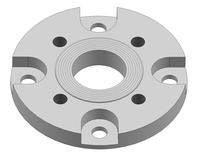 3" TO 2" TOP OUTLET ADAPTER FLANGE