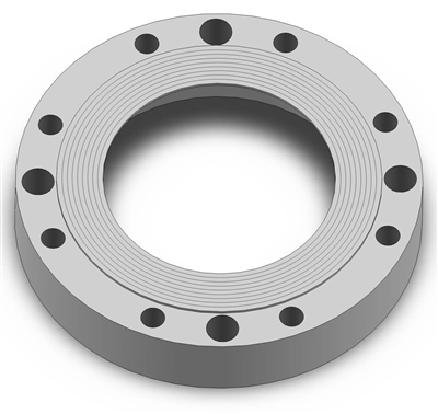 3" 30° FOOT VALVE WELD IN FLANGE - 4 & 8 HOLE PATTERN - 316SS