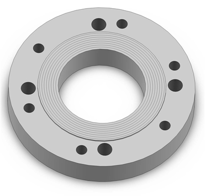 3" UNIVERSAL WELD PAD - 6 HOLE OFFSET & 4 HOLE PATTERNS - 316SS