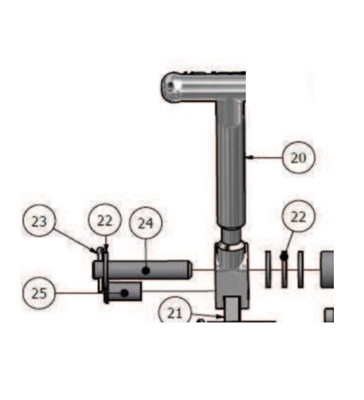 L-SHAPED HANDLE KIT - PEROLO 3" NEATFLOW FOOT VALVE MK3