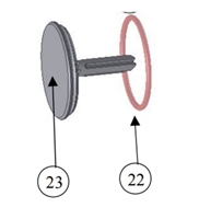 POPPET KIT - PEROLO 3" NEATFLOW FOOT VALVE MK2