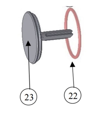 POPPET KIT - PEROLO 3" NEATFLOW FOOT VALVE MK2