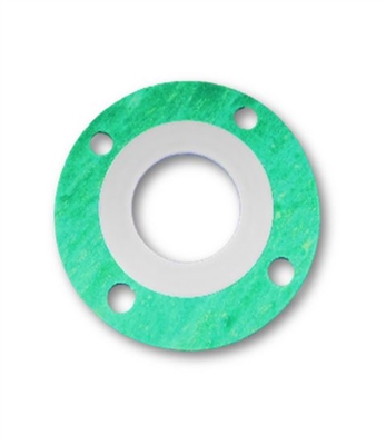 DN50 4 HOLE GASKET - 100 BCD - PTFE ENVELOPE